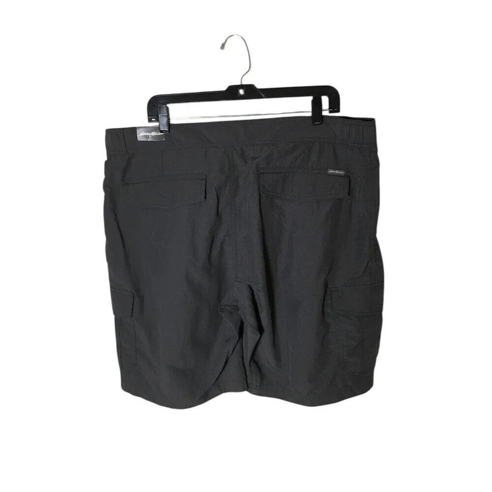 Eddie Bauer Shorts Women's Size XL Black Carbon Mr Explorer UPF 50+